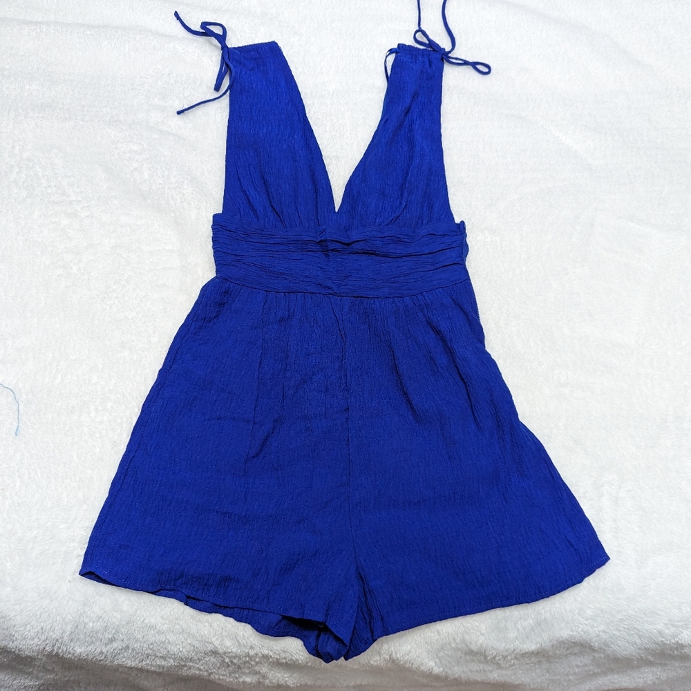 Cobalt Blue Romper